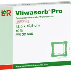 VLIWASORB Pro superabsorb.Komp.steril 12,5x12,5 cm 10 St