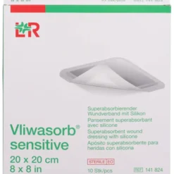 VLIWASORB sensitive 20x20 cm superabsorb.Wundverb. 10 St