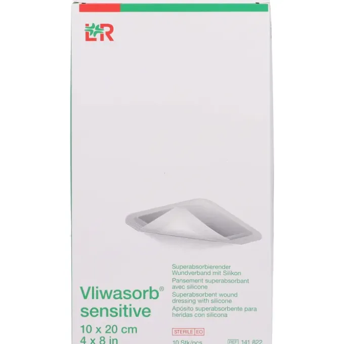 VLIWASORB sensitive 10x20 cm superabsorb.Wundverb. 10 St