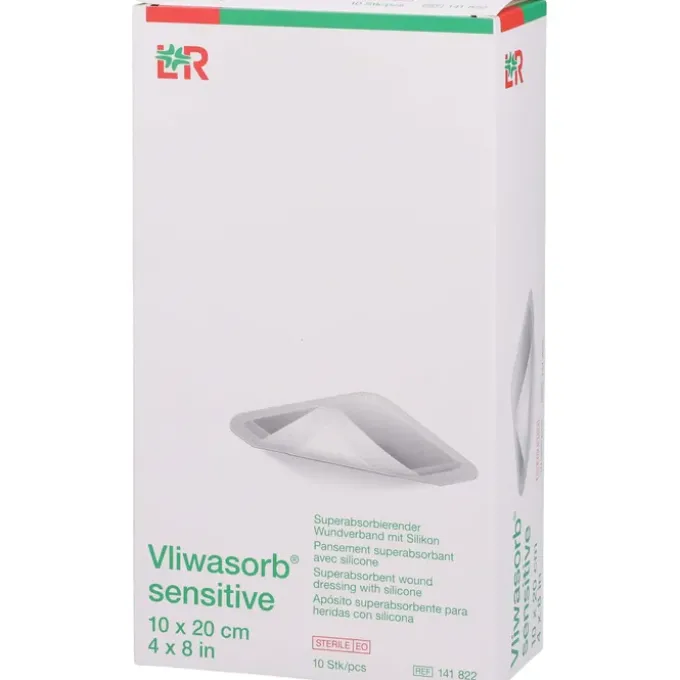 VLIWASORB sensitive 10x20 cm superabsorb.Wundverb. 10 St