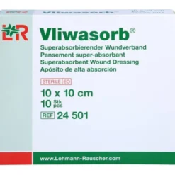 VLIWASORB superabsorb.Saugkomp.steril 10x10 cm 10 St