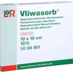 VLIWASORB superabsorb.Saugkomp.steril 10x10 cm 10 St