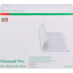 VLIWAZELL Pro superabsorb.Kompr.steril 20x40 cm 10 St