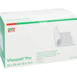 VLIWAZELL Pro superabsorb.Kompr.steril 20x25 cm 10 St