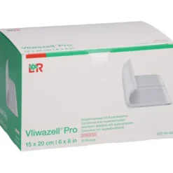 VLIWAZELL Pro superabsorb.Kompr.steril 15x20 cm 10 St