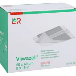 VLIWAZELL Saugkompressen steril 20x40 cm 12 St
