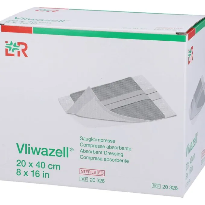 VLIWAZELL Saugkompressen steril 20x40 cm 12 St
