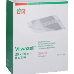 VLIWAZELL Saugkompressen steril 20x20 cm 30 St