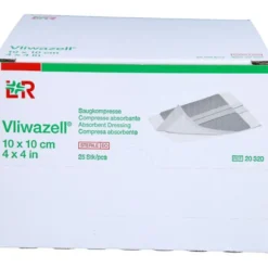 VLIWAZELL Saugkompressen steril 10x10 cm 25 St