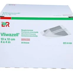 VLIWAZELL Saugkompressen steril 10x10 cm 25 St
