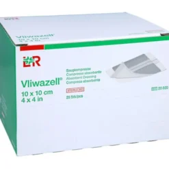 VLIWAZELL Saugkompressen steril 10x10 cm 25 St