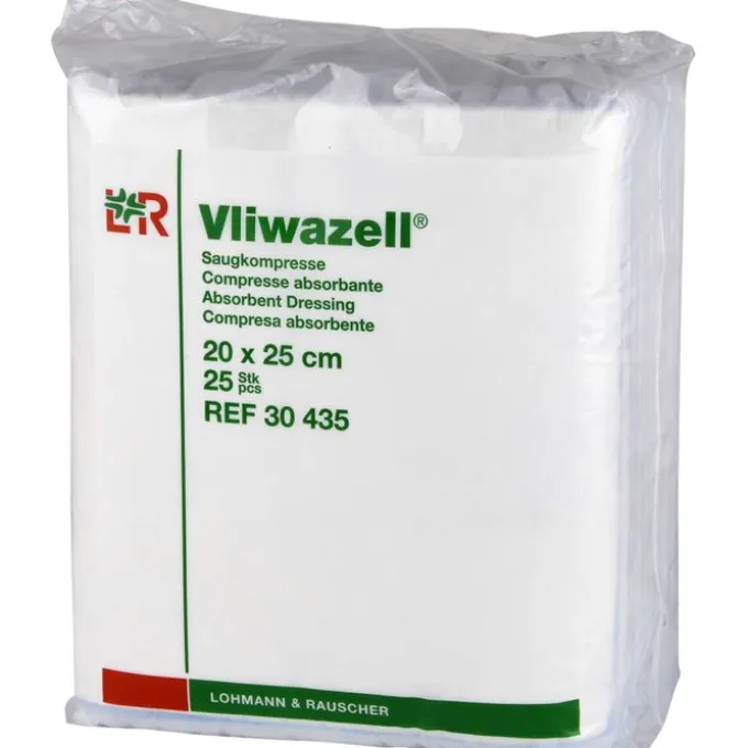 VLIWAZELL Saugkompressen unsteril 20x25 cm 25 St