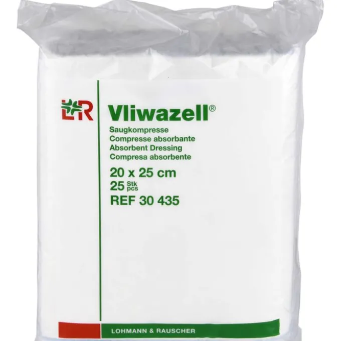 VLIWAZELL Saugkompressen unsteril 20x25 cm 25 St