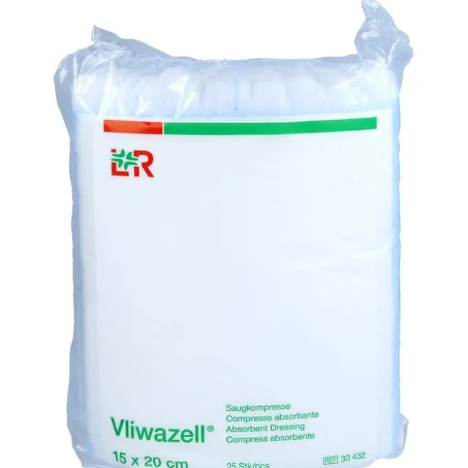 VLIWAZELL Saugkompressen unsteril 15x20 cm 25 St