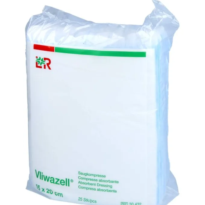 VLIWAZELL Saugkompressen unsteril 15x20 cm 25 St