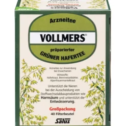 VOLLMERS präparierter grüner Hafertee Filterbeutel 40 Stück
