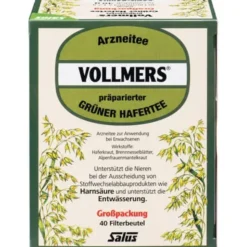VOLLMERS präparierter grüner Hafertee Filterbeutel 40 Stück