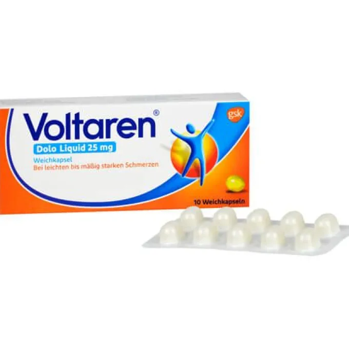 VOLTAREN Dolo Liquid 25 mg Weichkapseln 10 St