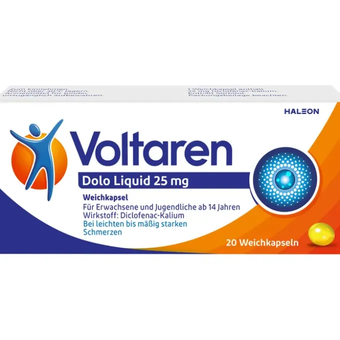 VOLTAREN Dolo Liquid 25 mg Weichkapseln 20 St