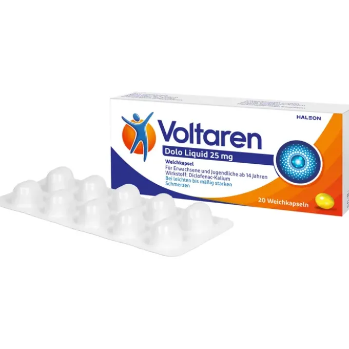 VOLTAREN Dolo Liquid 25 mg Weichkapseln 20 St