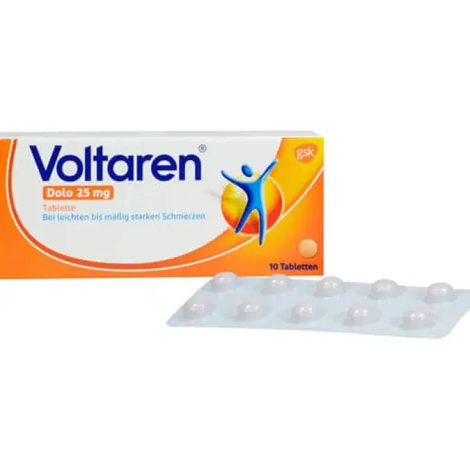 VOLTAREN Dolo 25 mg überzogene Tabletten 10 St