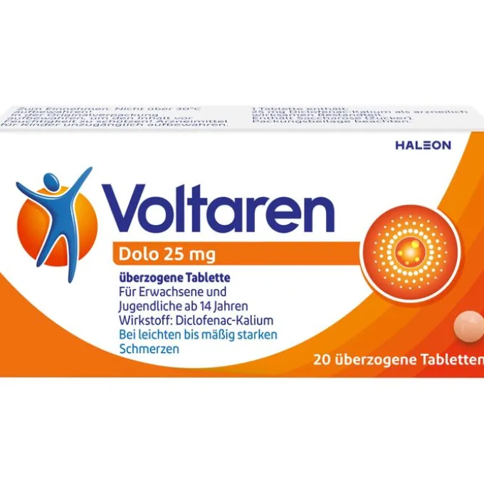 VOLTAREN Dolo 25 mg überzogene Tabletten 20 St
