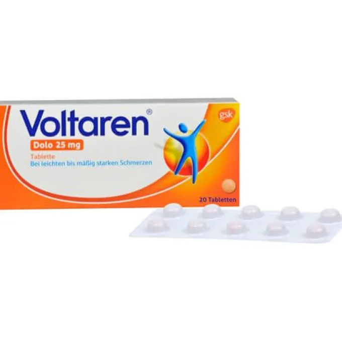 VOLTAREN Dolo 25 mg überzogene Tabletten 20 St