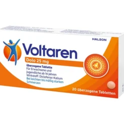 VOLTAREN Dolo 25 mg überzogene Tabletten 20 St