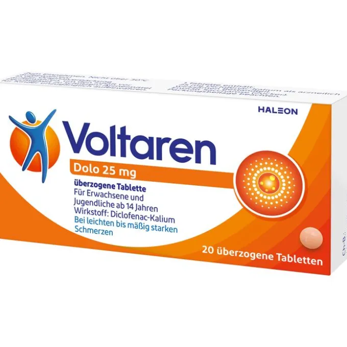 VOLTAREN Dolo 25 mg überzogene Tabletten 20 St