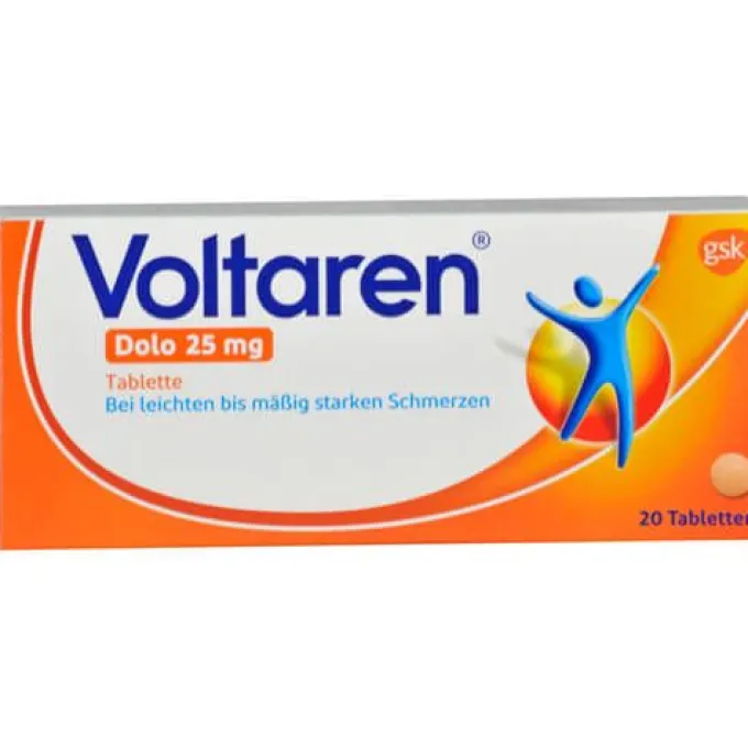 VOLTAREN Dolo 25 mg überzogene Tabletten 20 St