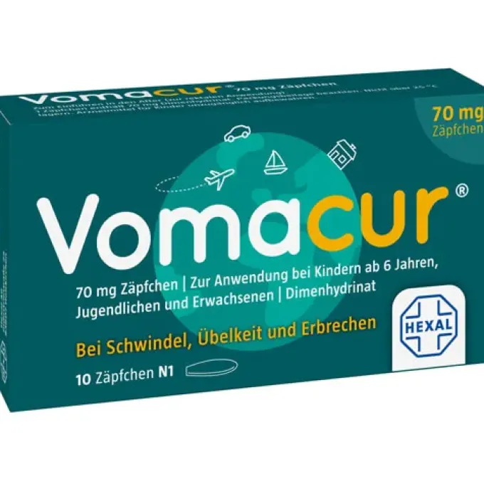 VOMACUR 70 Suppositorien 10 St