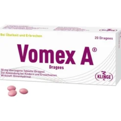 VOMEX A Dragees 50 mg überzogene Tabletten 20 St