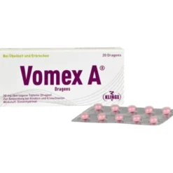 VOMEX A Dragees 50 mg überzogene Tabletten 20 St