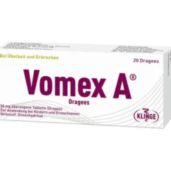 VOMEX A Dragees 50 mg überzogene Tabletten 20 St