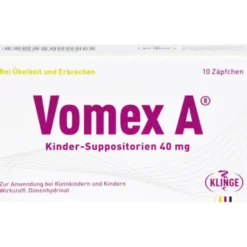VOMEX A Kinder-Suppositorien 40 mg 10 St