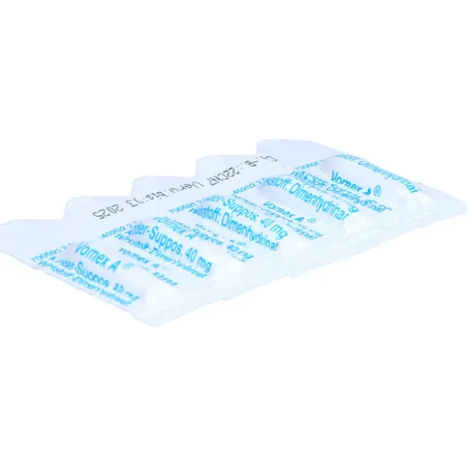 VOMEX A Kinder-Suppositorien 40 mg 10 St