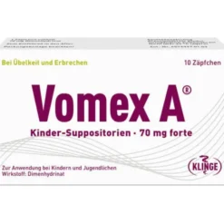 VOMEX A Kinder-Suppositorien 70 mg forte 10 St