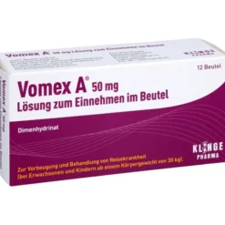 VOMEX A 50 mg Lsg.z.Einnehmen im Beutel 12 St