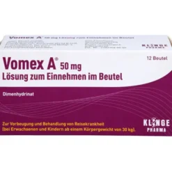 VOMEX A 50 mg Lsg.z.Einnehmen im Beutel 12 St