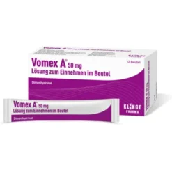 VOMEX A 50 mg Lsg.z.Einnehmen im Beutel 12 St
