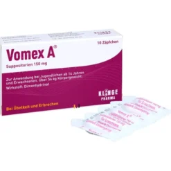 VOMEX A 150 mg Suppositorien 10 St