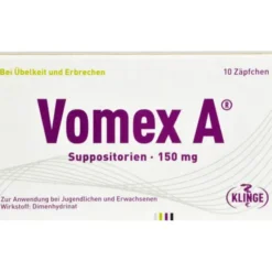 VOMEX A 150 mg Suppositorien 10 St