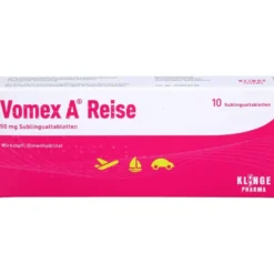 VOMEX A Reise 50 mg Sublingualtabletten 10 St