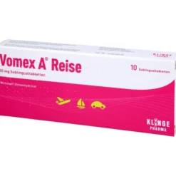 VOMEX A Reise 50 mg Sublingualtabletten 10 St