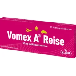 VOMEX A Reise 50 mg Sublingualtabletten 10 St