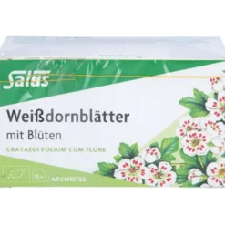 WEISSDORNBLÄTTER m.Blüten Arzneitee Bio Salus Fbtl 15 Stück