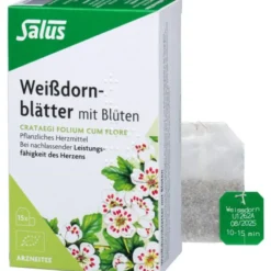 WEISSDORNBLÄTTER m.Blüten Arzneitee Bio Salus Fbtl 15 Stück