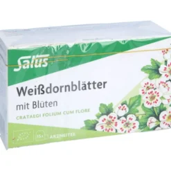 WEISSDORNBLÄTTER m.Blüten Arzneitee Bio Salus Fbtl 15 Stück