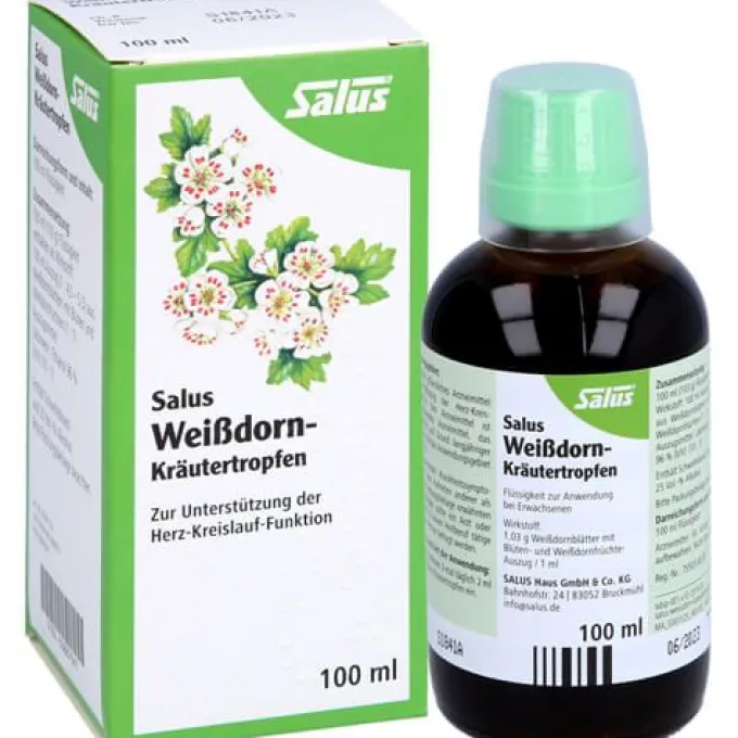 WEISSDORN KRÄUTERTROPFEN Salus 100 ml