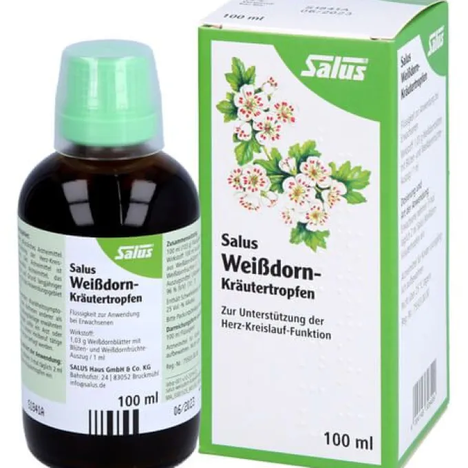 WEISSDORN KRÄUTERTROPFEN Salus 100 ml